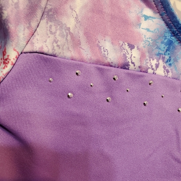 NWT Cat & Jack Girl's Purple Dance Gymnastics Leotard XS 4/5 - Picture 2 of 6